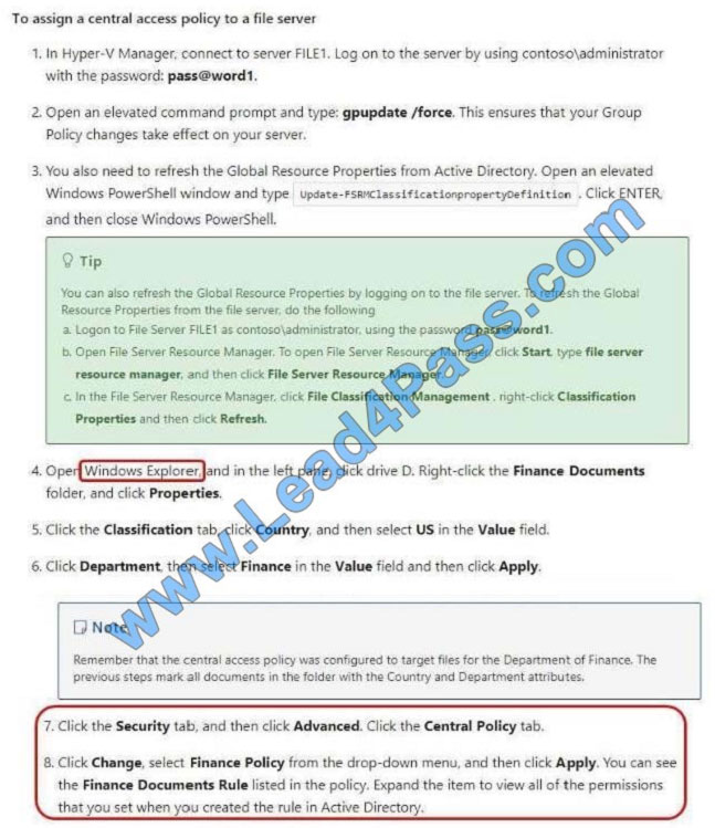 leads4pass 70-744 exam question q5