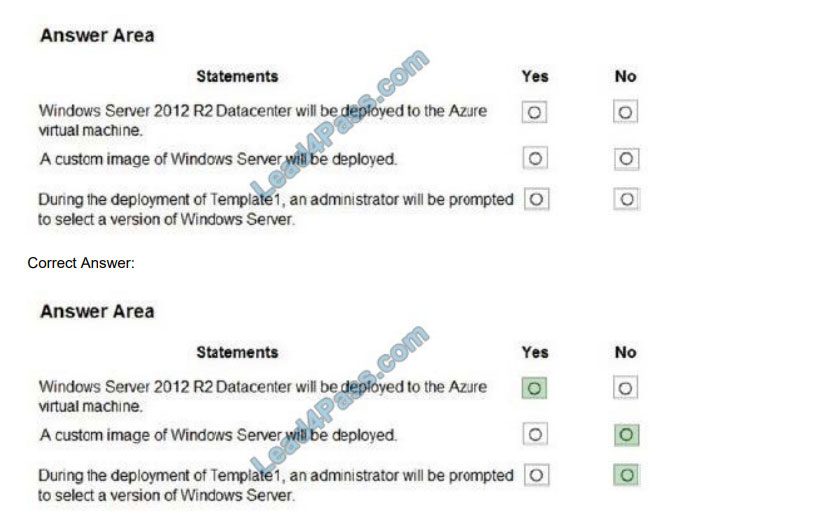 lead4pass az-303 practice test q1-1