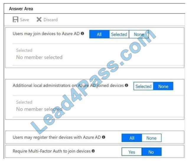 leads4pass az-303 practice test q11